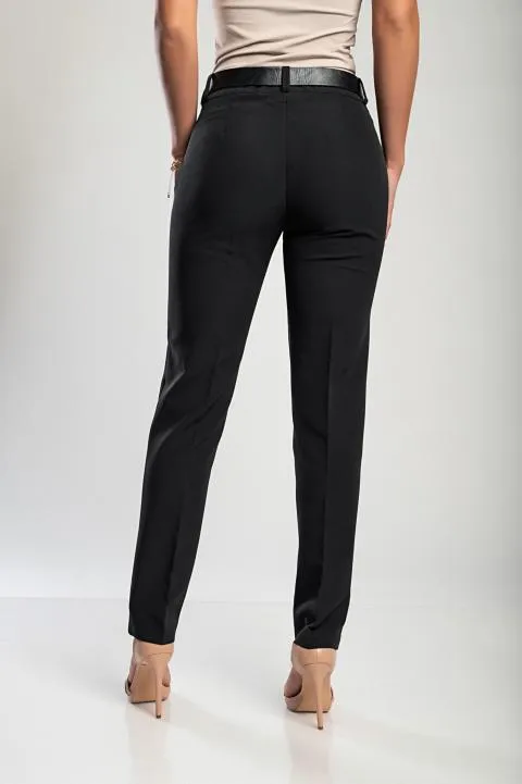 Pantalón largo elegante, negro