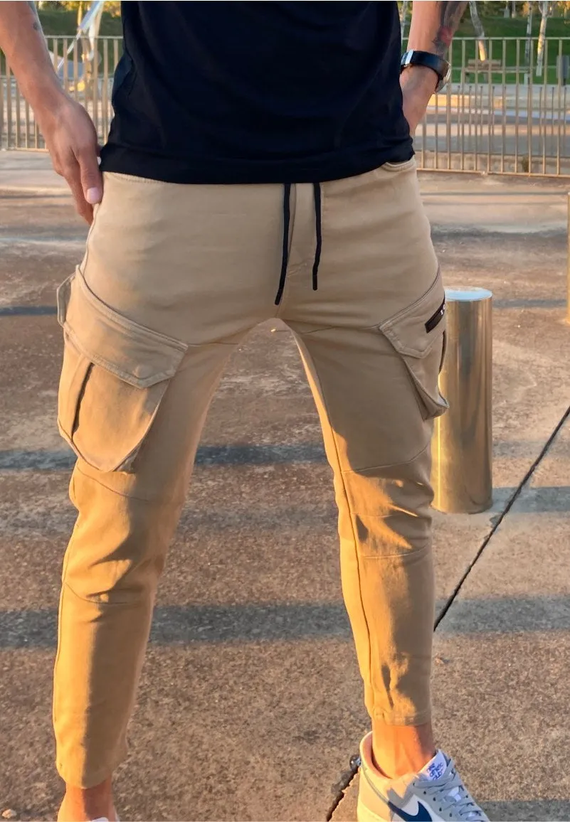 PANTALóN OVDS CARGO  KG BEIGE