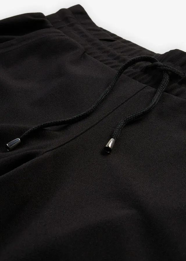 Pantalón sin cierre Punto di Roma con cintura elástica Negro