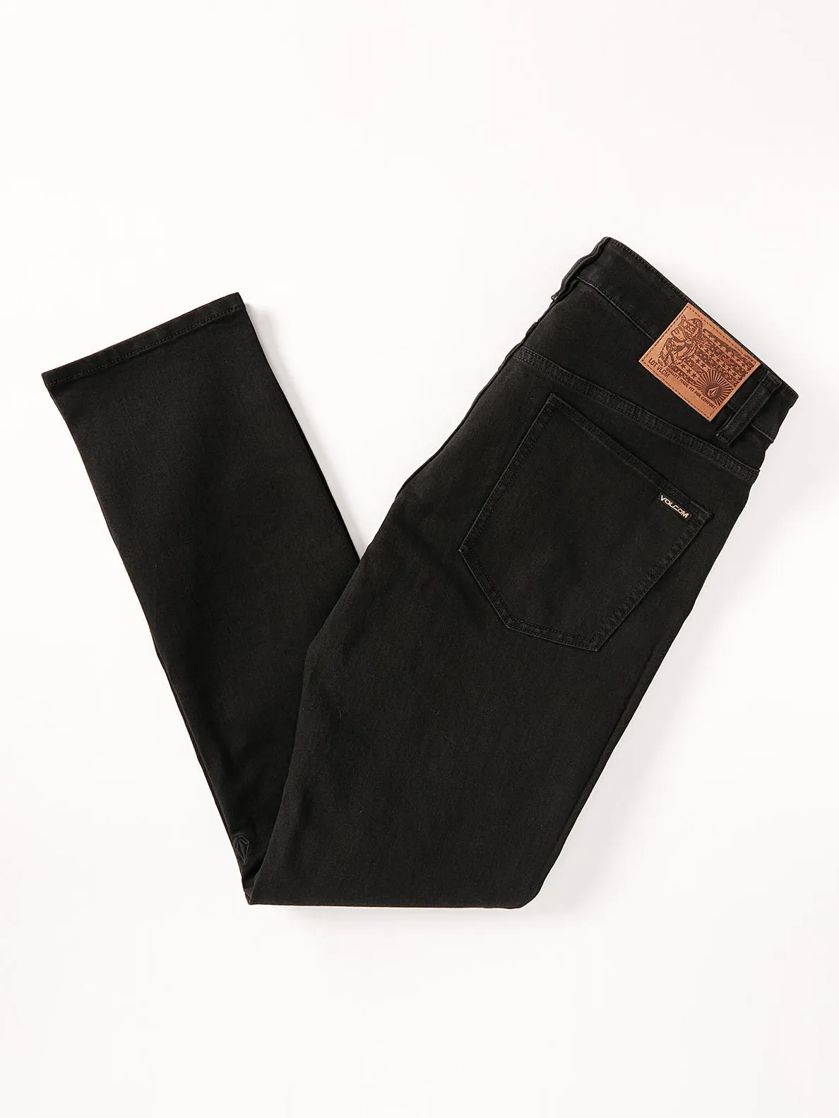 Pantalón VOLCOM Vaqueros corte ceñido para Hombre 2 X VORTA TAPERED – BLACK OUT Ref. A1932101_BKO negro tejano