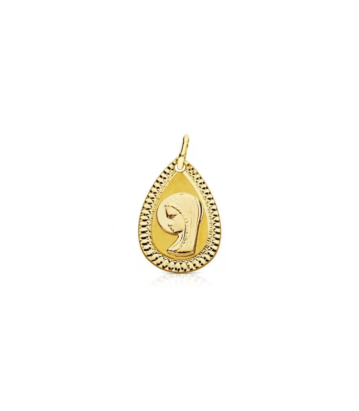 Pendentif Vierge  18 K Goutte