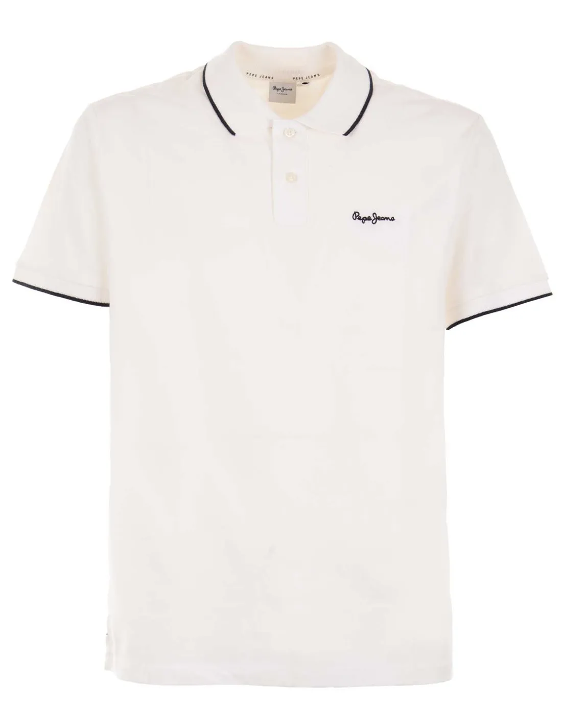 PEPE JEANS  POLO BLANCO HANS PM542101 HOMBRE