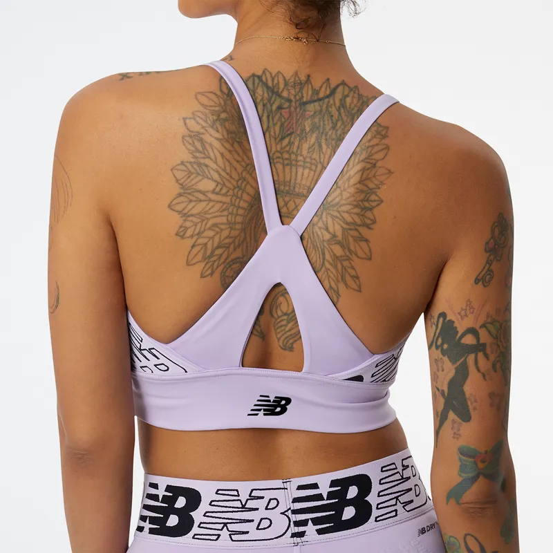 Peto Running Mujer New Balance Relentless Crop Morado
