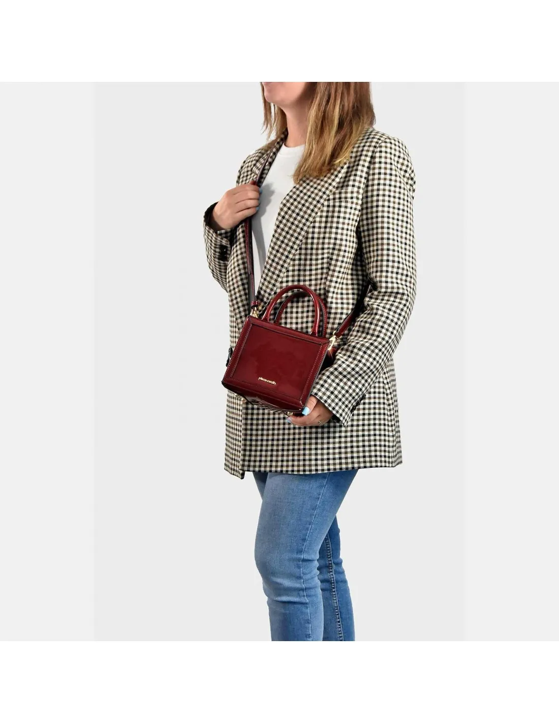 PIERRE CARDIN Bolso de mano en Charol para mujer