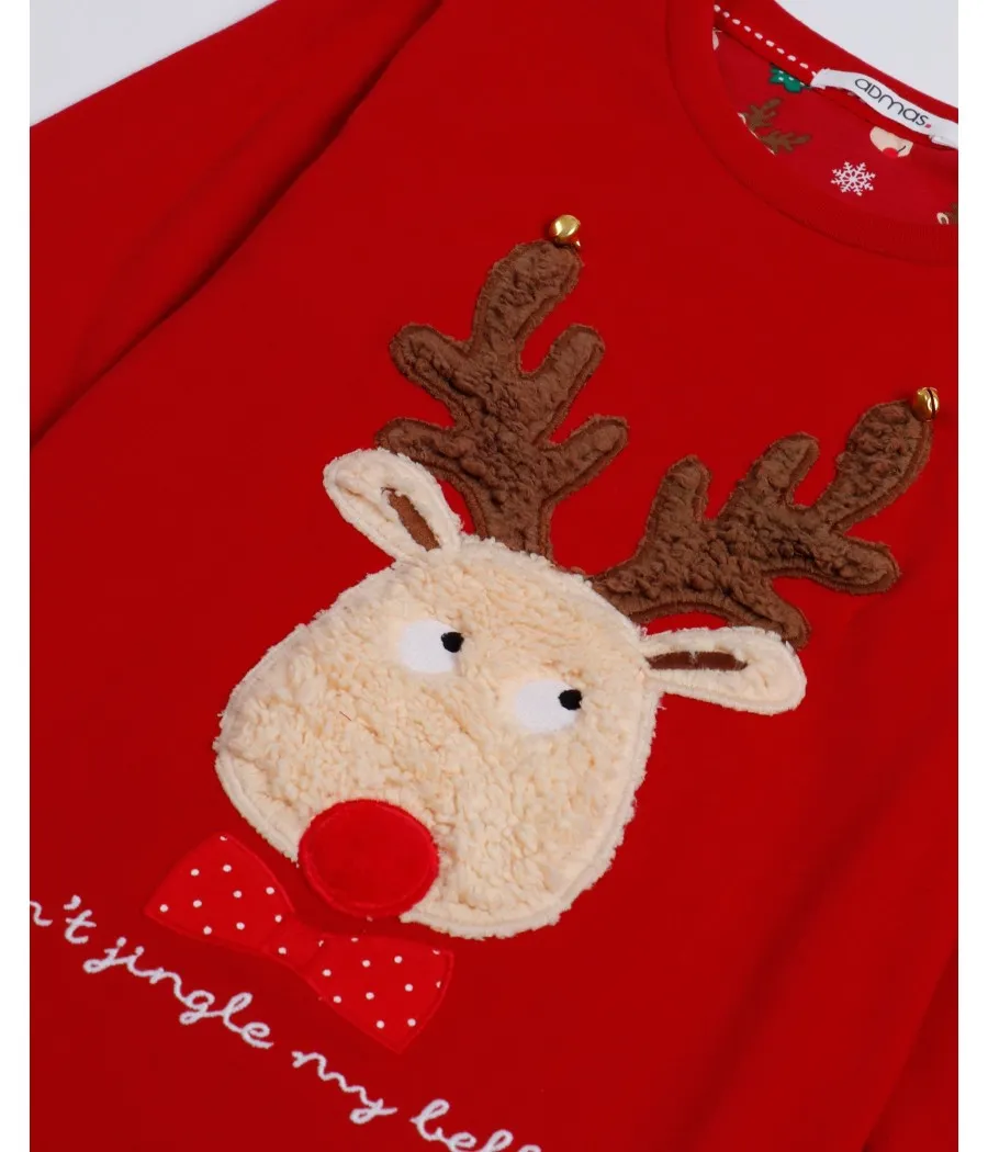 Pijama Navidad niño Admas My Bells rojo algodón Colección Familiar