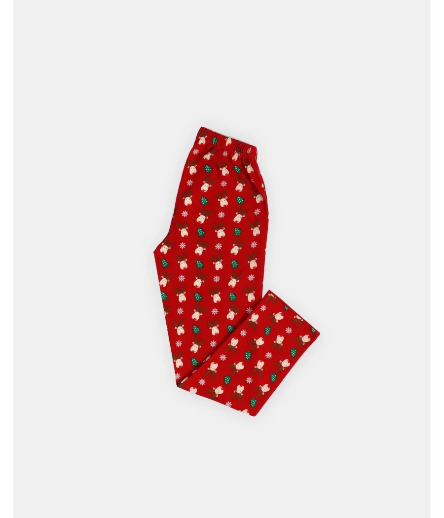 Pijama Navidad niño Admas My Bells rojo algodón Colección Familiar
