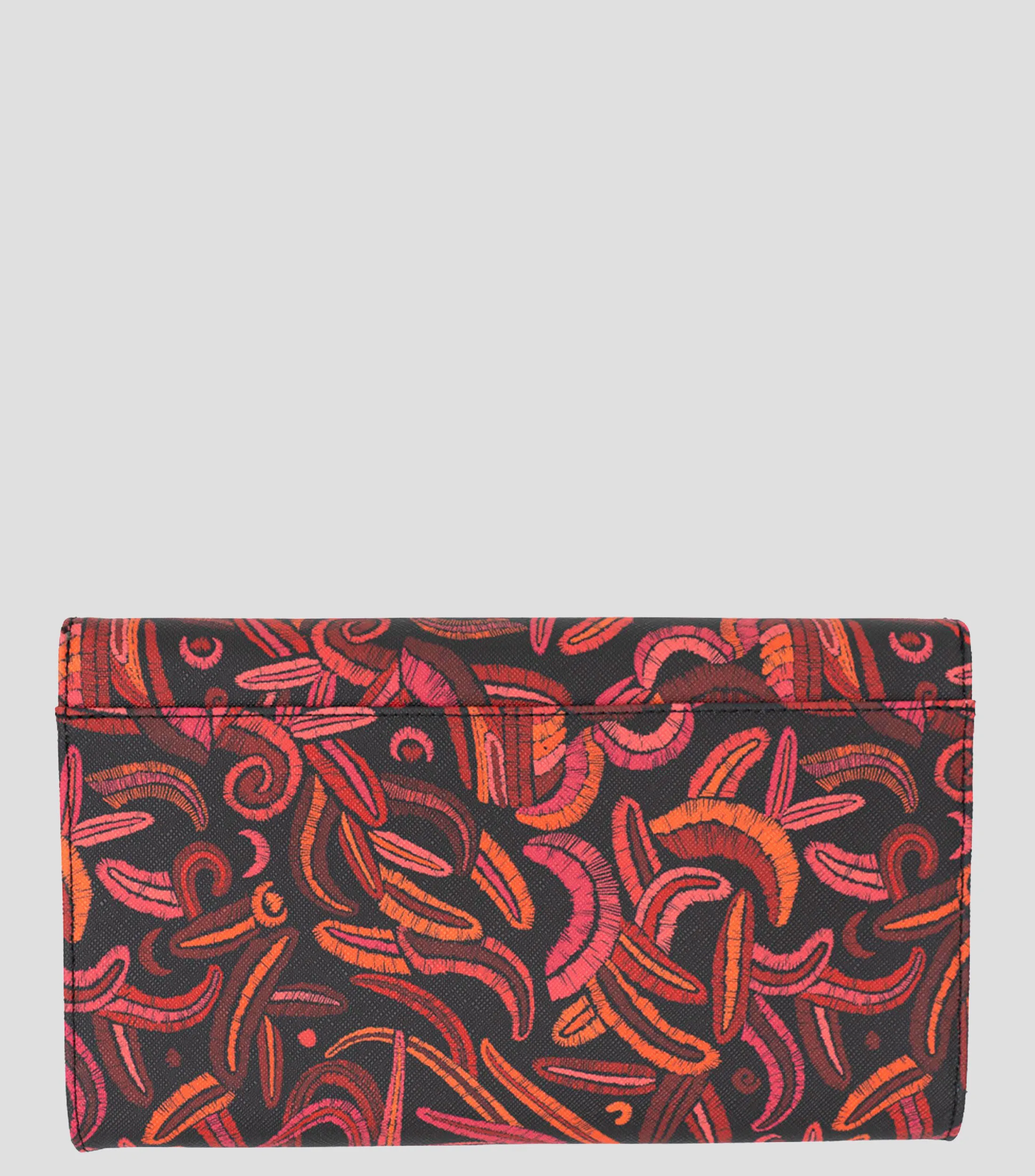 Pineda Covalin Bolso clutch negro Quetzalcóatl Mujer