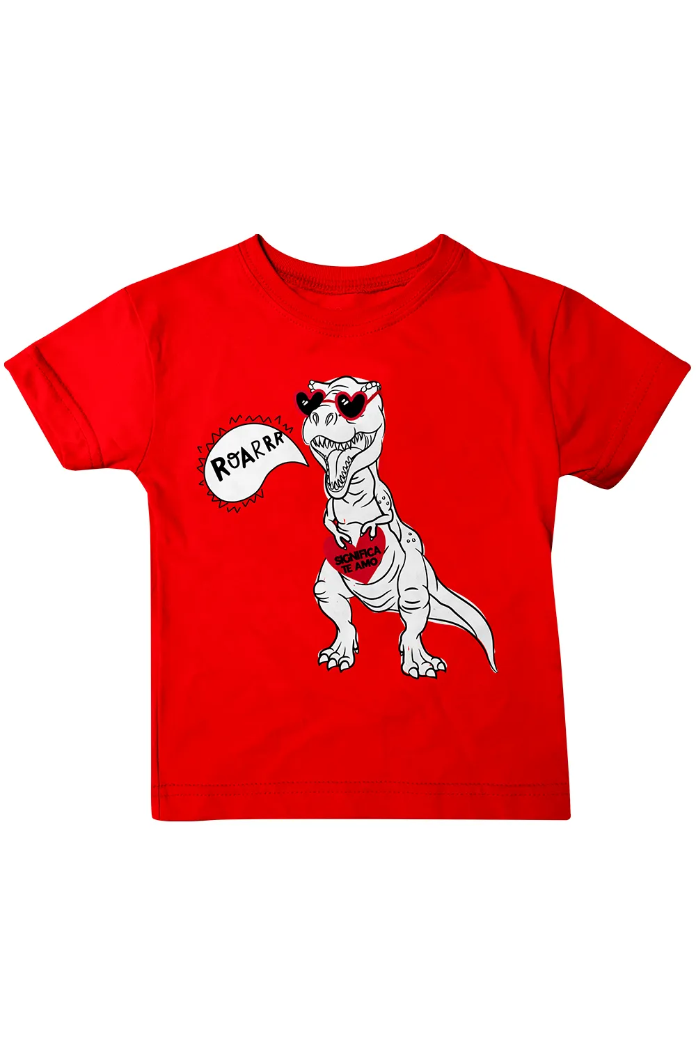 Playera Bebé manga corta . Dino Love