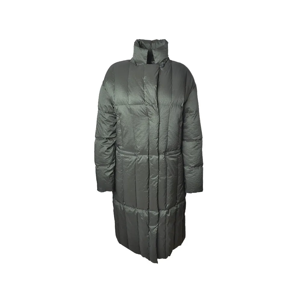 Plumón Largo Blauer WBLDK03035 Color Verde Oscuro