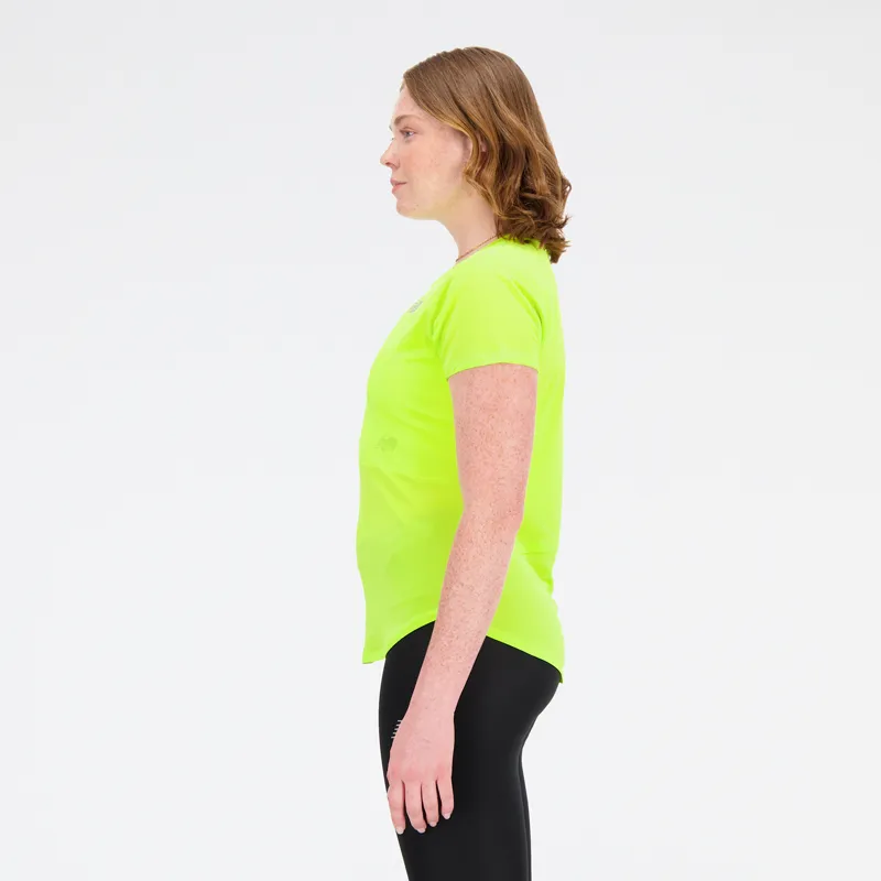 Polera Running Mujer New Balance Accelerate Amarilla