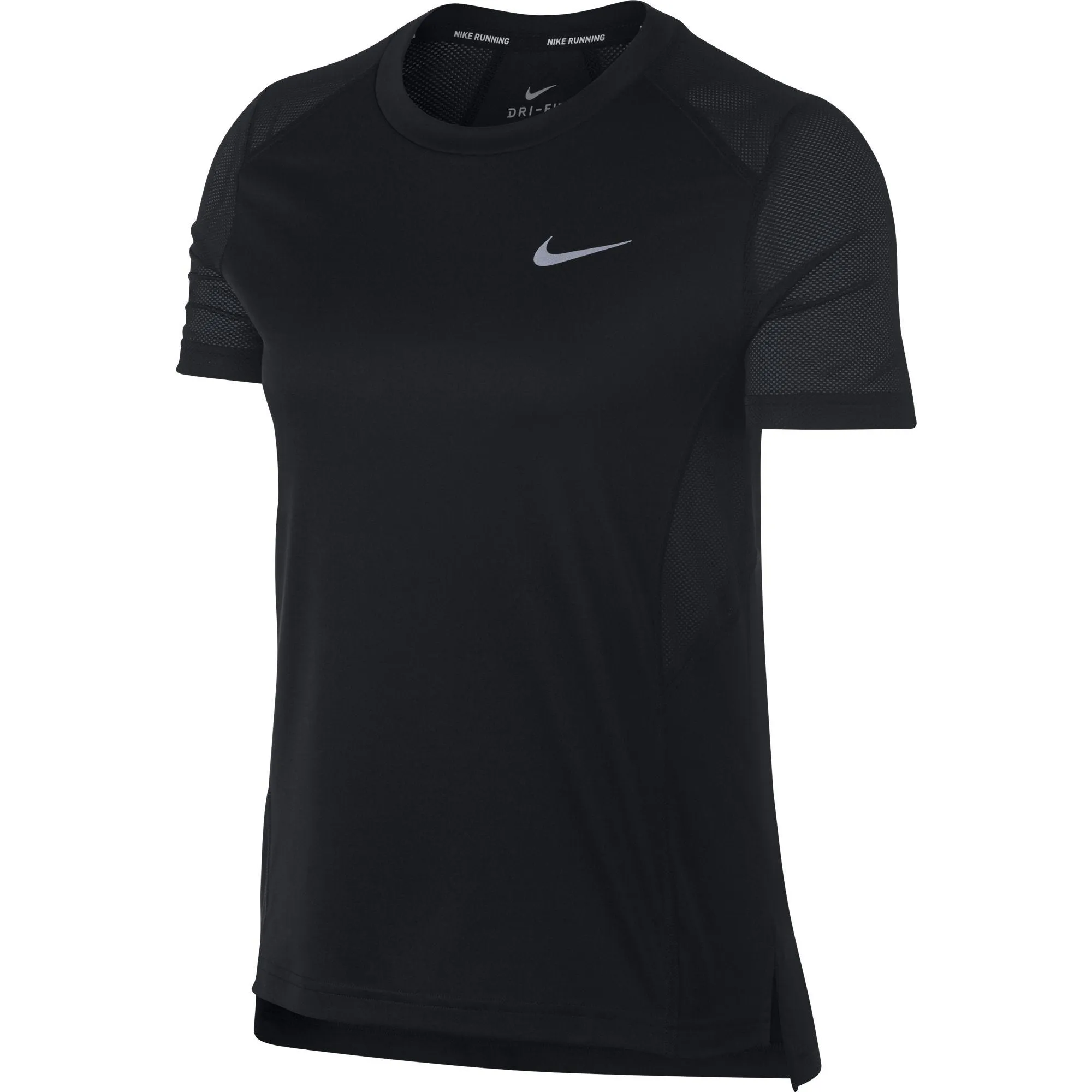 Polera Running Mujer Nike DriFit Miler Negra