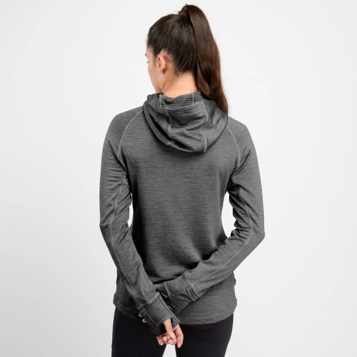 Polerón Running Mujer New Balance Hoodie Negro