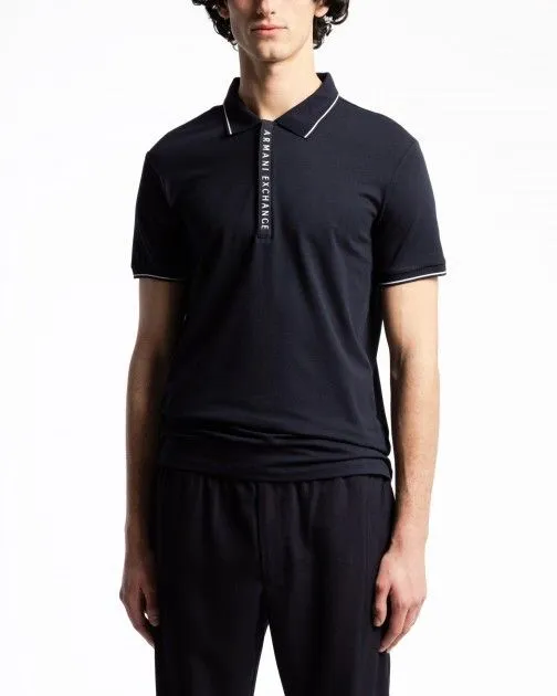 Polo Armani Exchange 8NZF71 ZJH2Z Azul