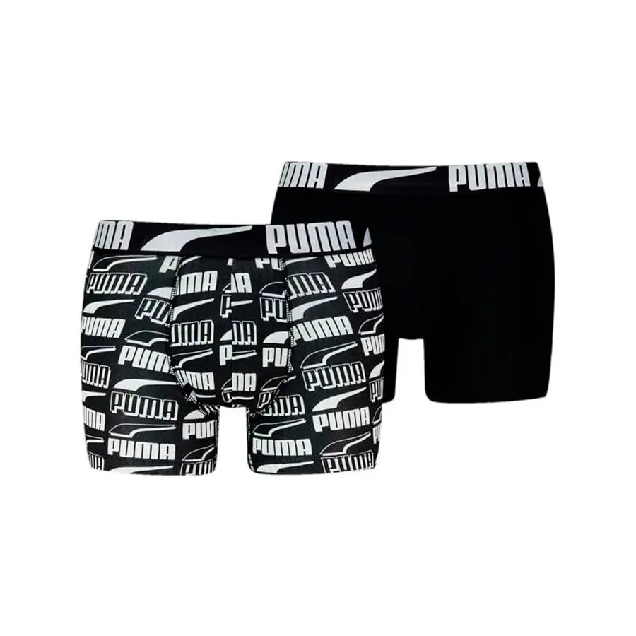 Puma Calzoncillo Basic Boxer 2P AZUL/BLANCO