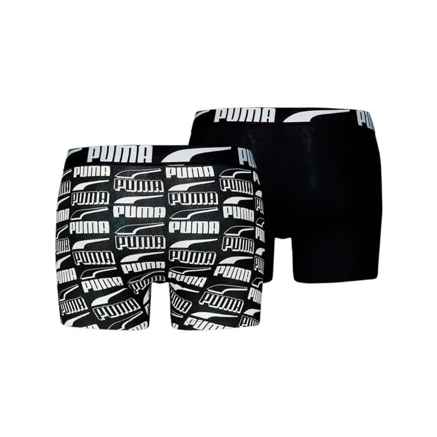 Puma Calzoncillo Basic Boxer 2P AZUL/BLANCO