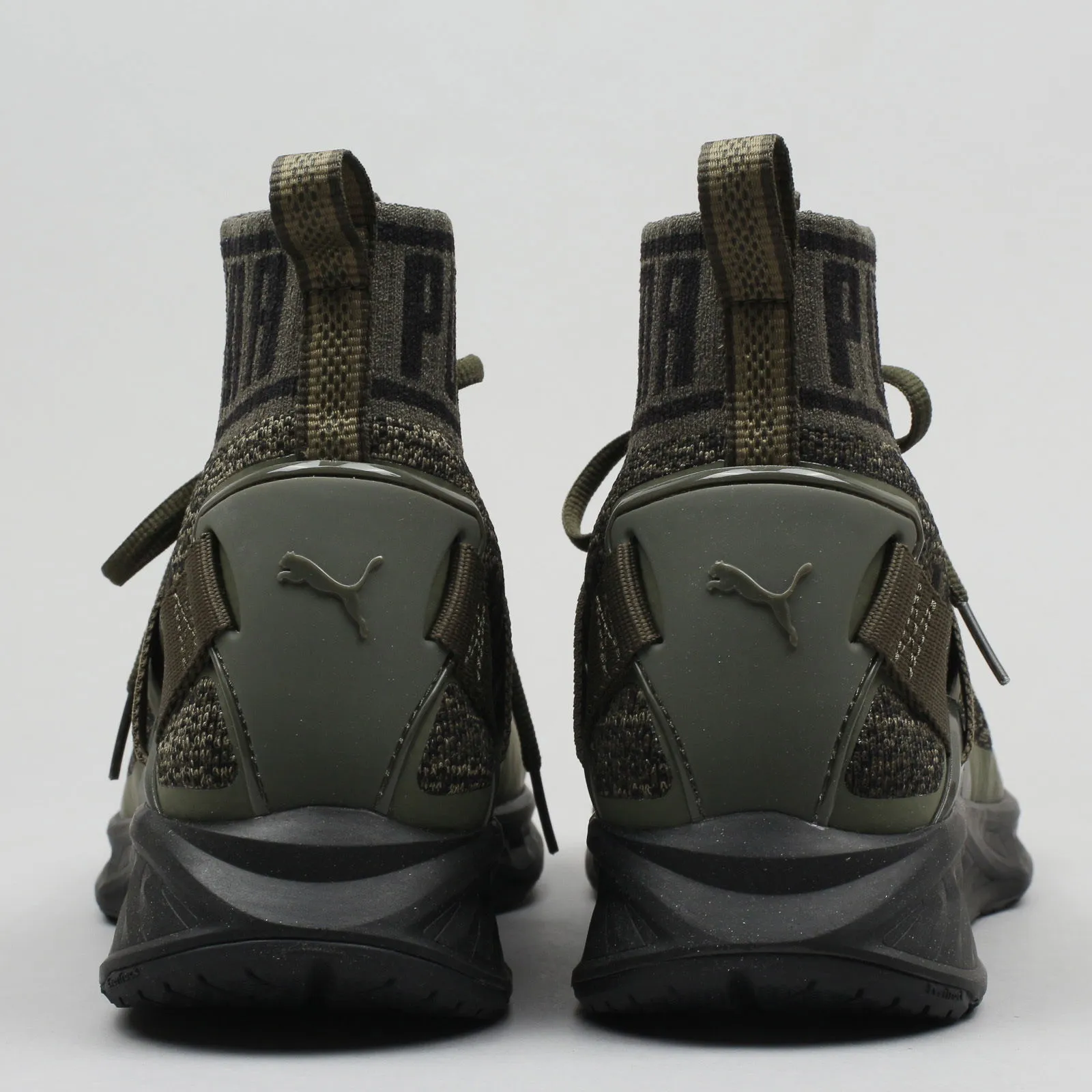 PUMA IGNITE EVOKNIT BURNTOLIVE  FORESTNIGHT  BLACK