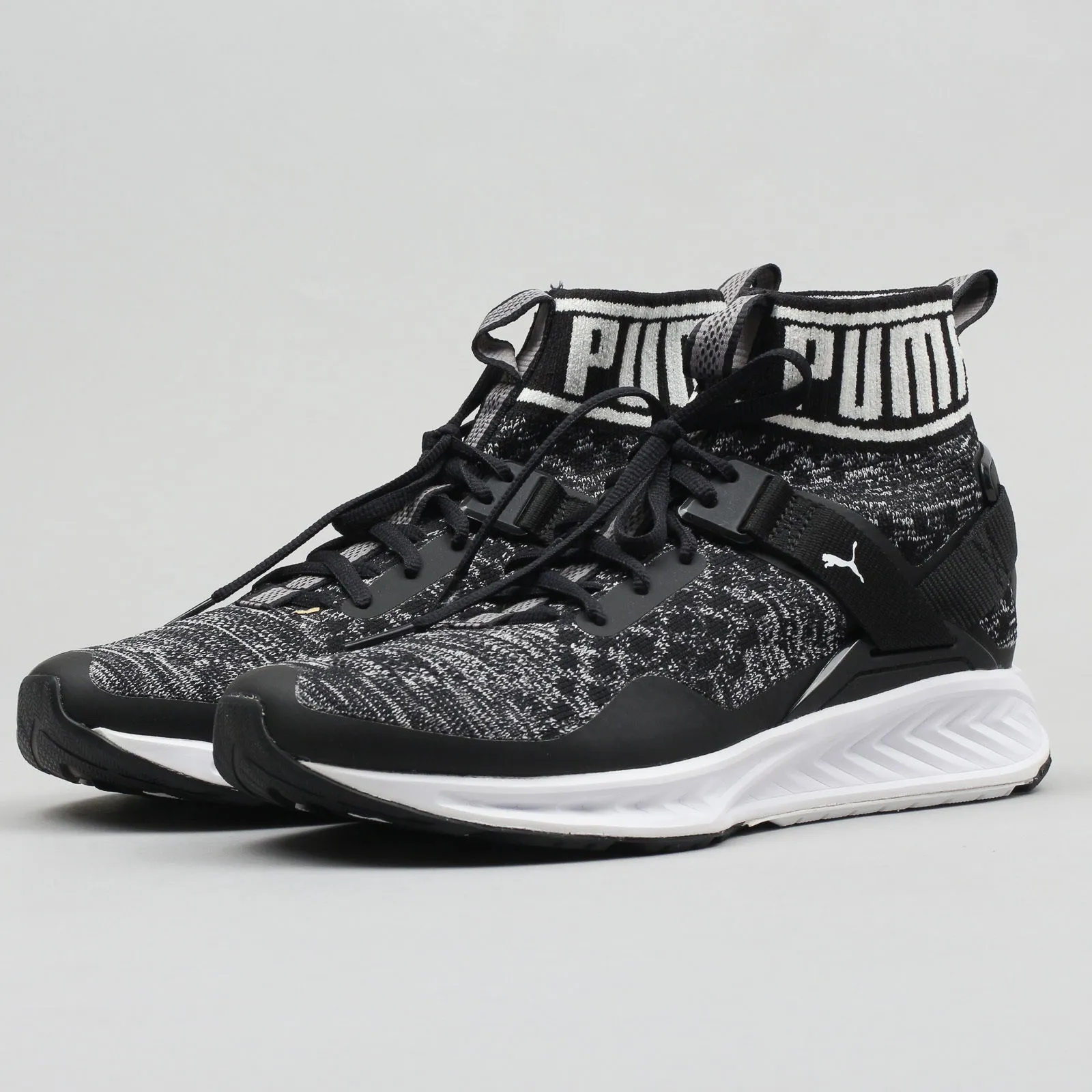 PUMA IGNITE EVOKNIT WN'S BLACK  QUIET SHADE  WHITE