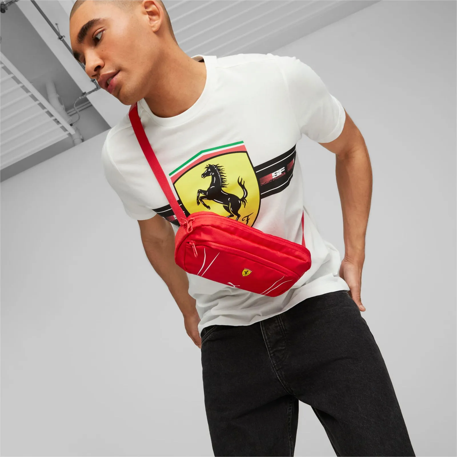 Puma Scuderia Ferrari SPTWR Race Gürteltasche, Mehrfarbig,