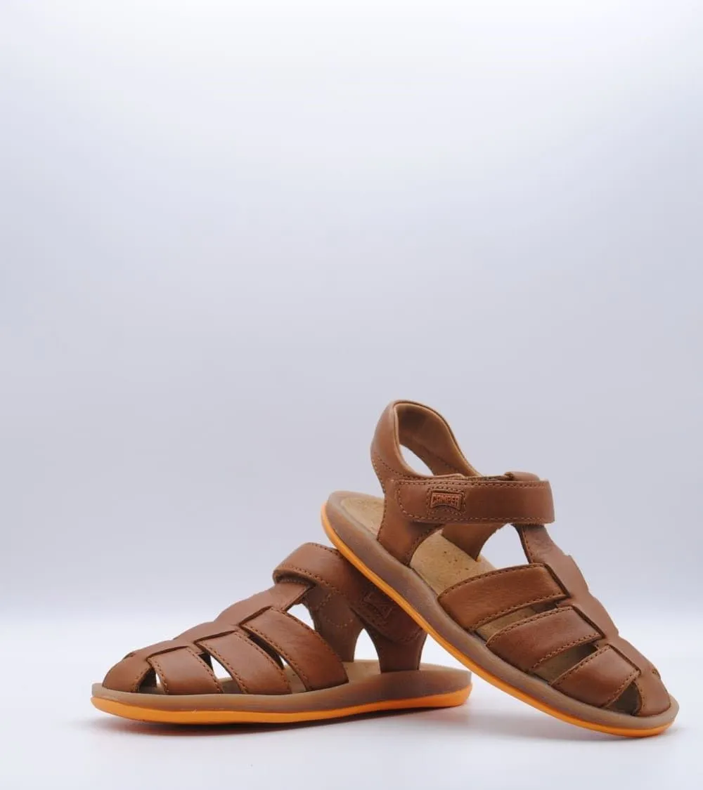 SANDALIA NIÑO CAMPER BICHO VELCRO CUERO