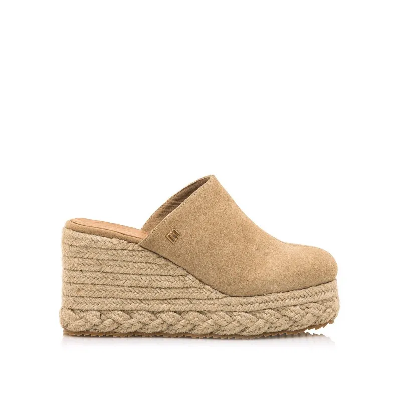 Sandalias Casual de Mujer MTNG LOU Beige 56085
