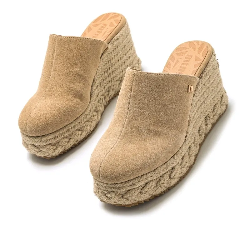 Sandalias Casual de Mujer MTNG LOU Beige 56085