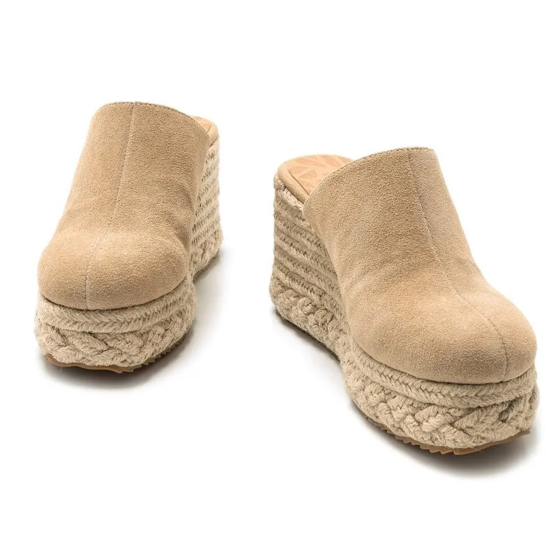 Sandalias Casual de Mujer MTNG LOU Beige 56085