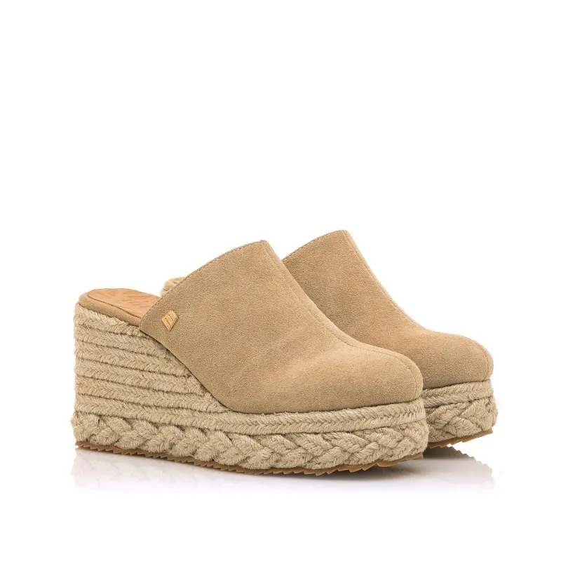 Sandalias Casual de Mujer MTNG LOU Beige 56085