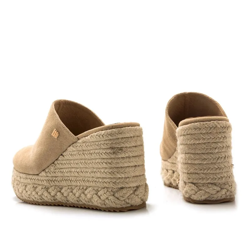 Sandalias Casual de Mujer MTNG LOU Beige 56085