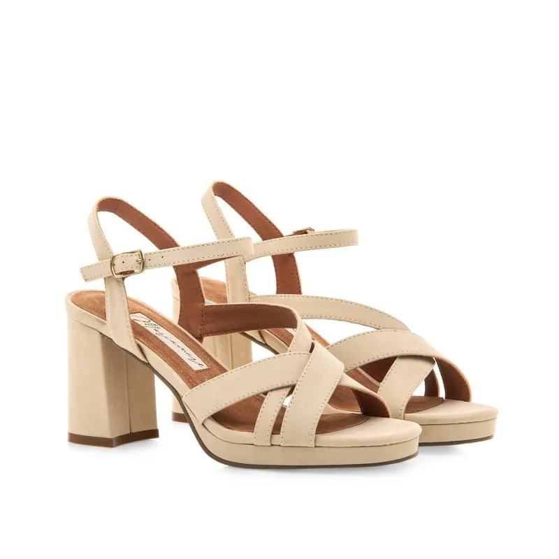 Sandalias Vestir de Mujer MARIAMARE 68451 Beige 57129