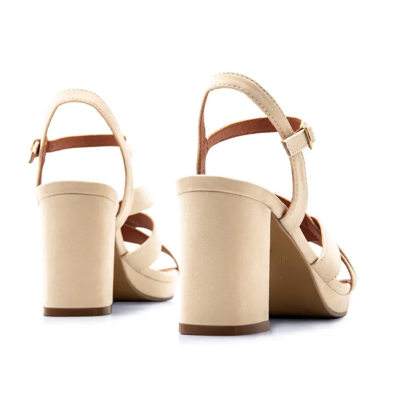 Sandalias Vestir de Mujer MARIAMARE 68451 Beige 57129