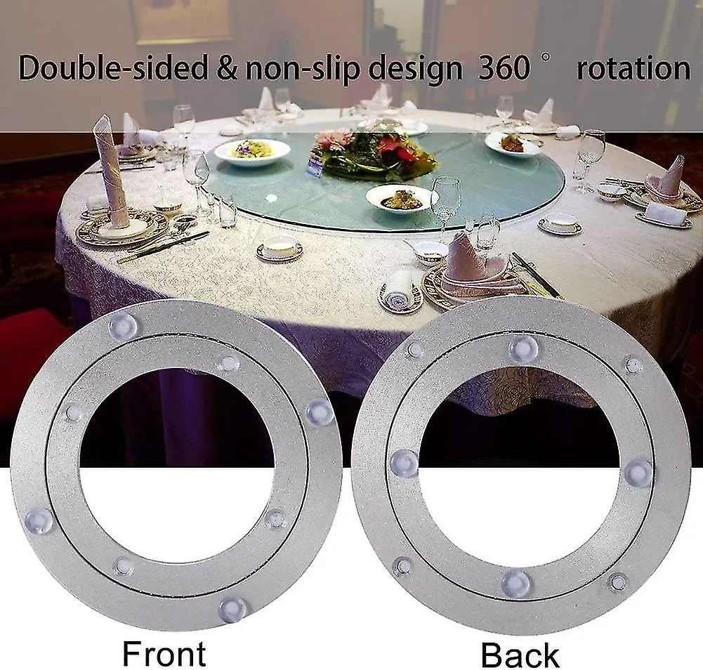 Sculpture Base Tabletop Rotation 360 Degree Ball Bearing Aluminum Turntable Tv Stand (size : 6inch)