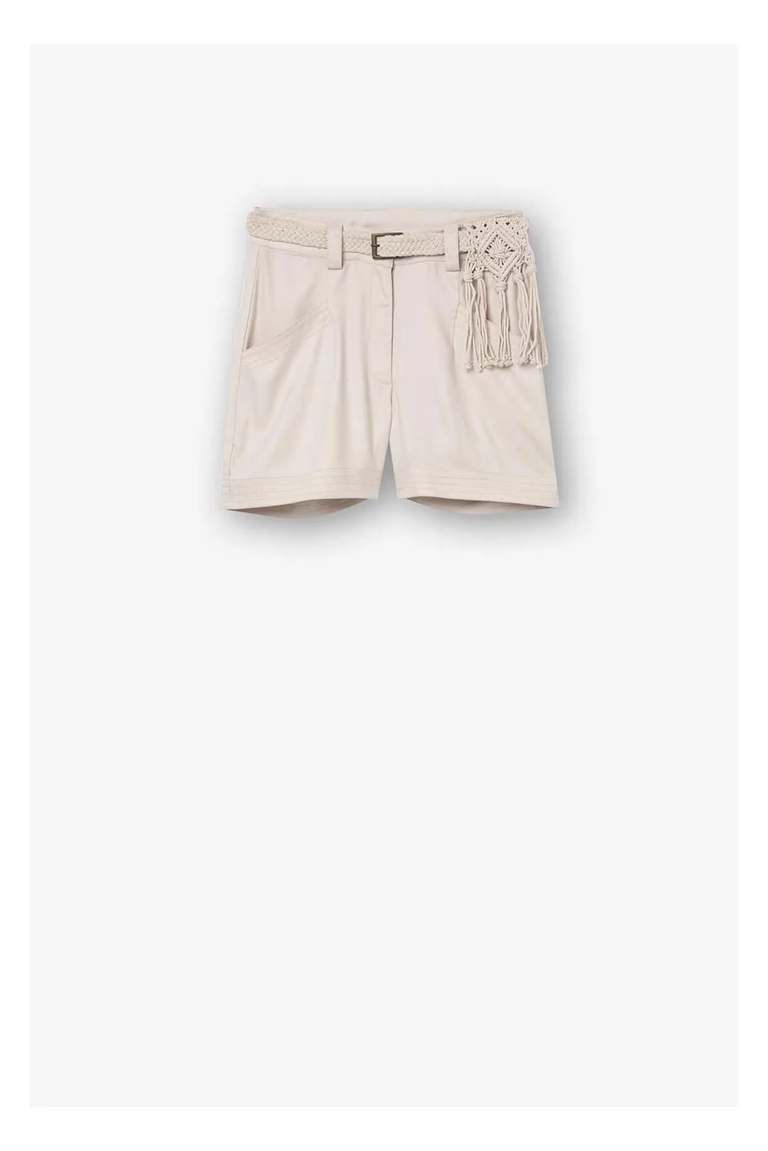 SHORT CITNURON BOHO UTILI BEIGE