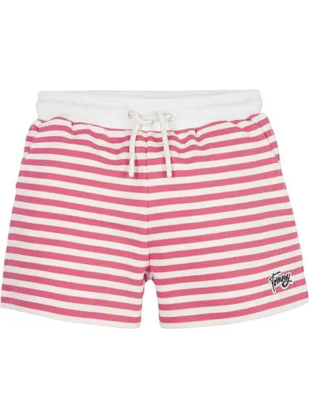 Shorts Tommy Hilfiger Breton Rojo para Niña