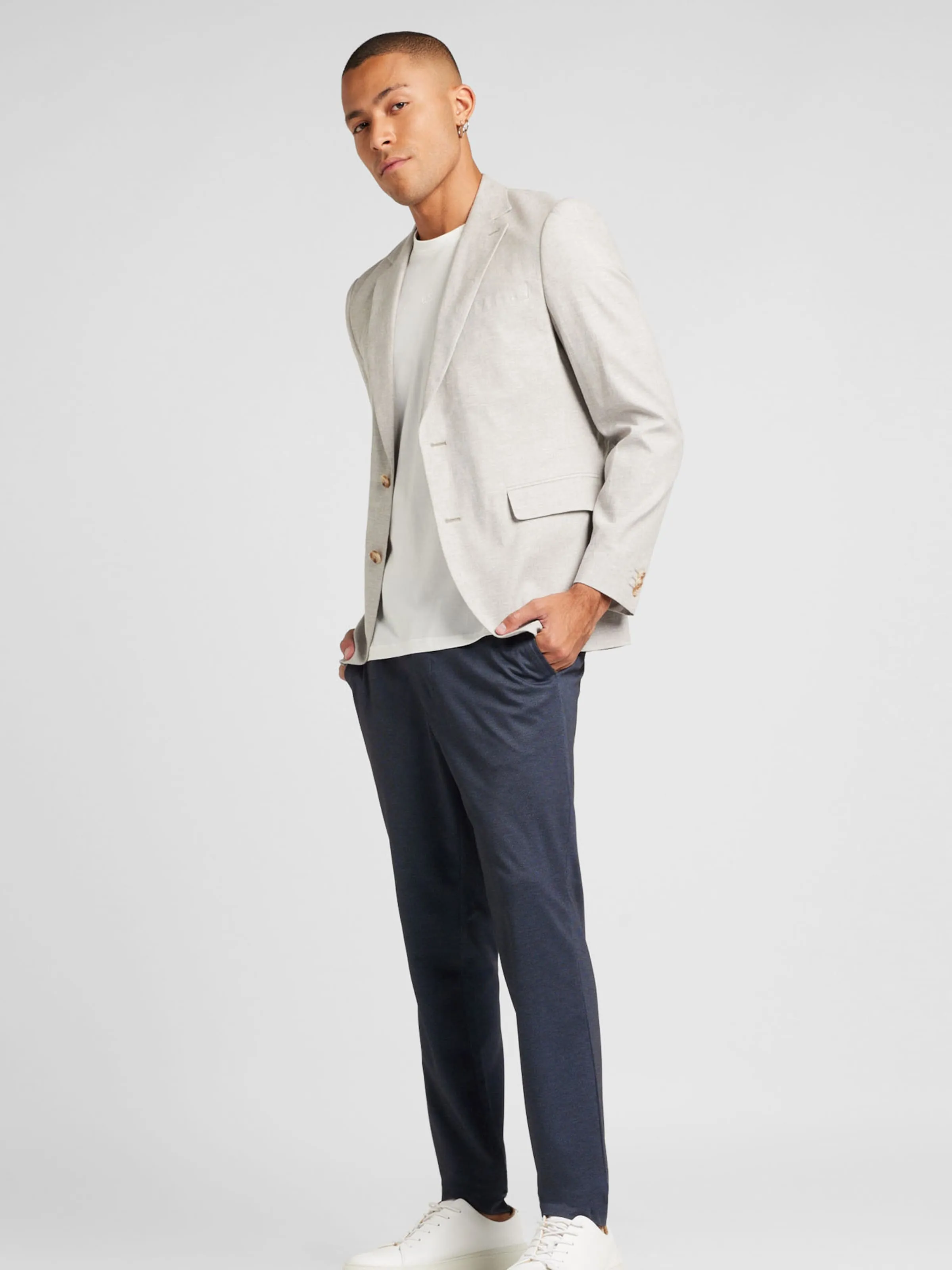 Slimfit Pantalón chino 'Liam' Matinique en Navy