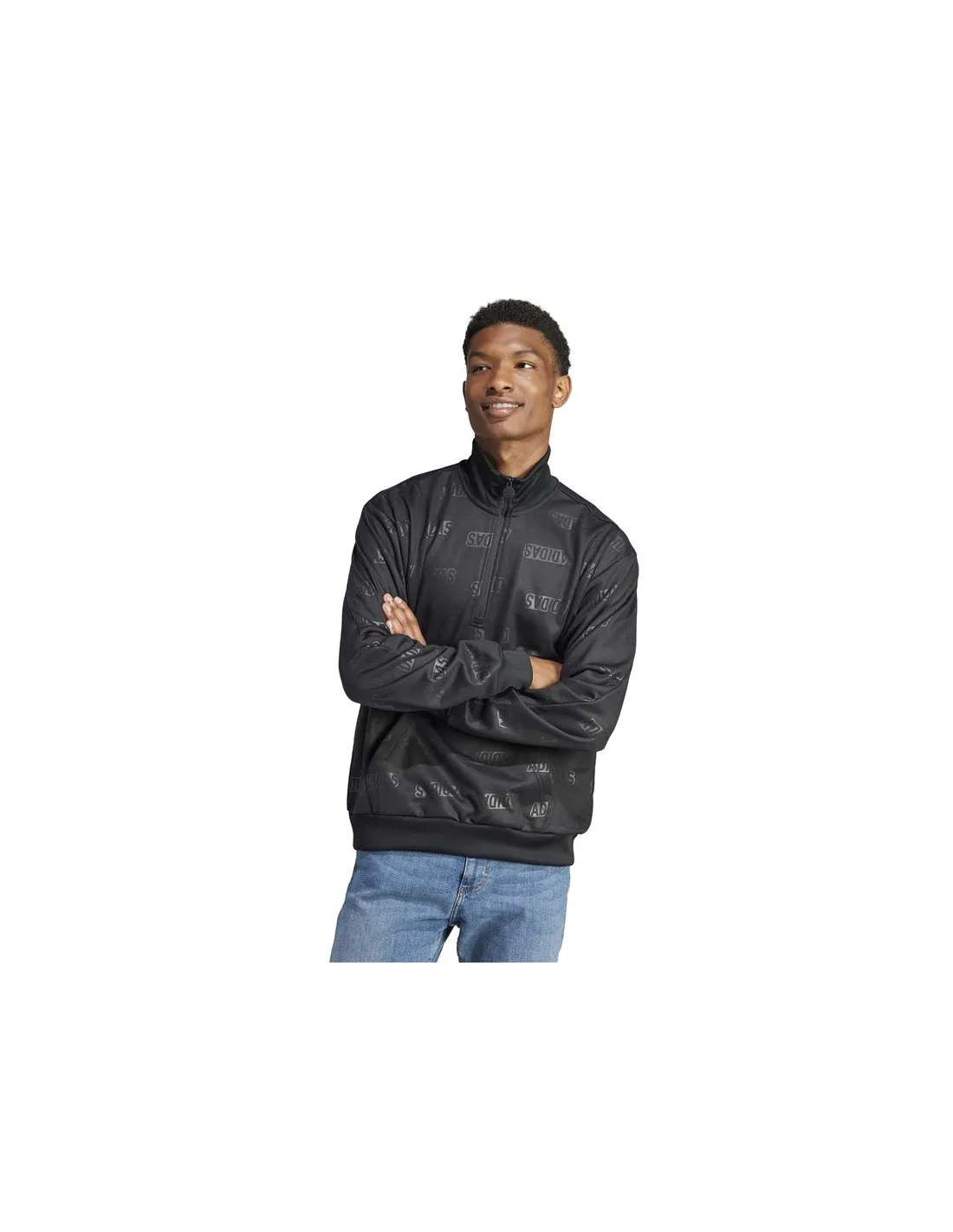 Sudadera adidas Bl 1/2 Zip Q4 Hombre