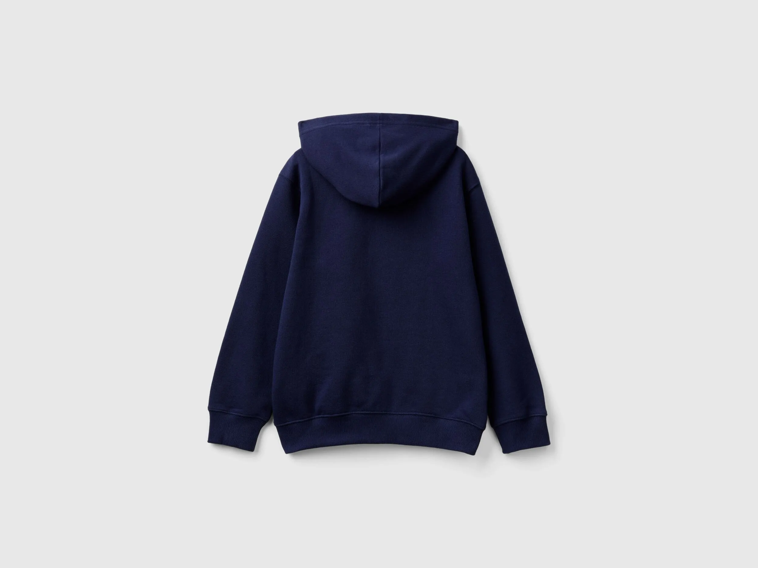 Sudadera con cremallera y bordado de logotipo