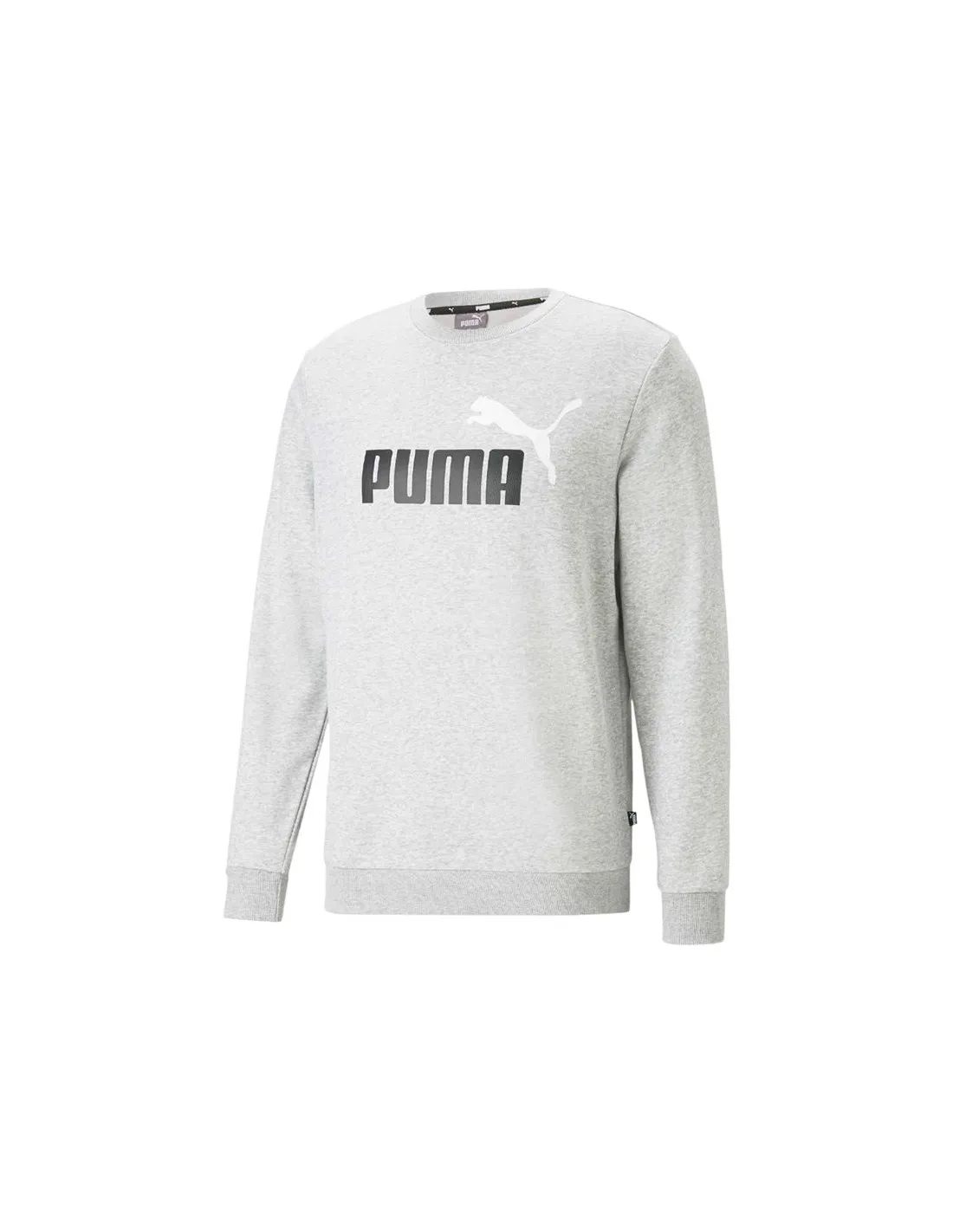 Sudadera Puma Essentials+ 2 Col Big Hombre Gris