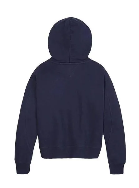 sudadera tommy hilfiger essential azul para niña
