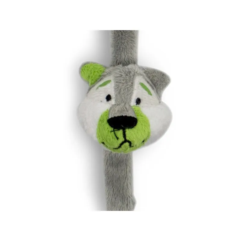 Sujeta chupetes osito gris