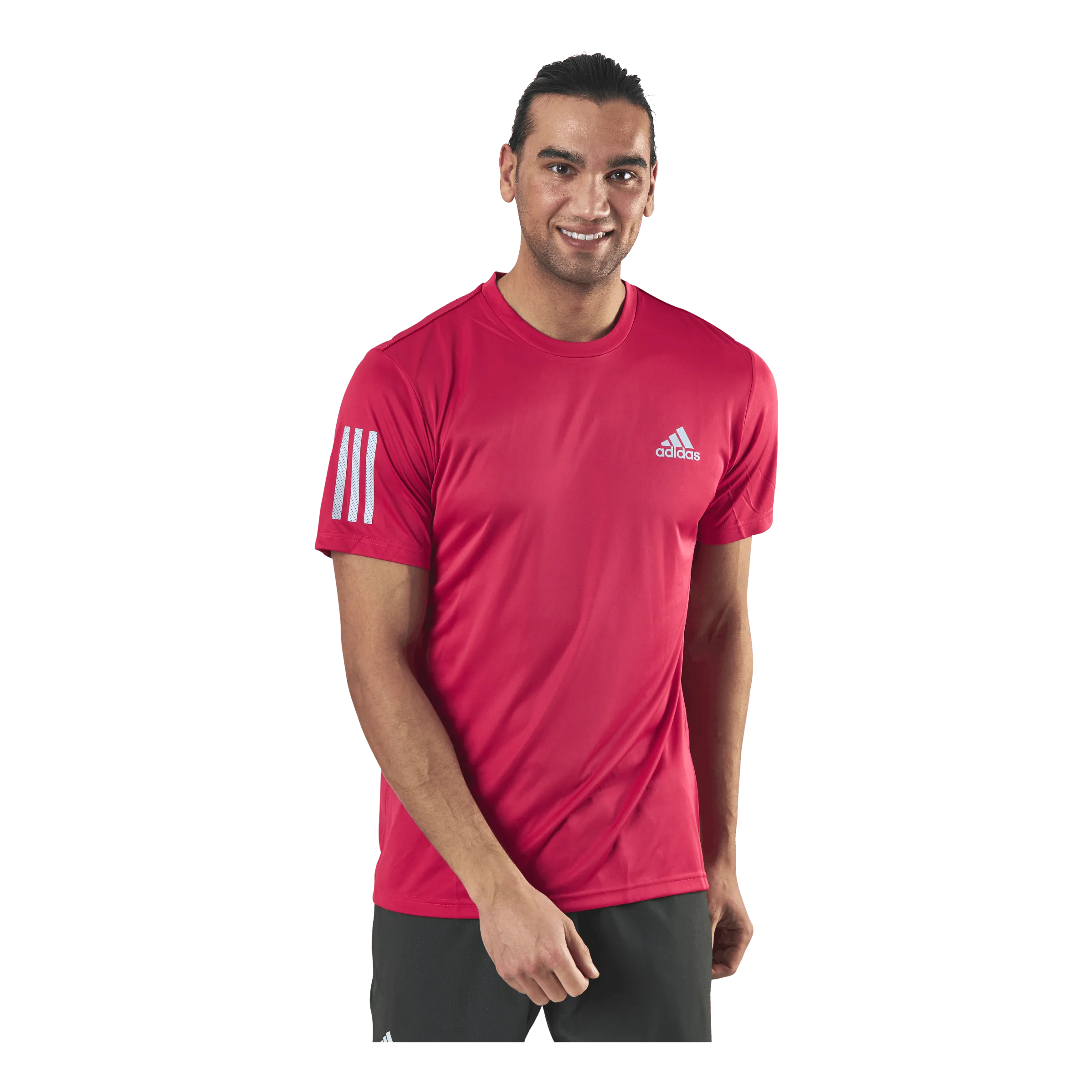 Tenis adidas Club 3 Stripes Tee Pink