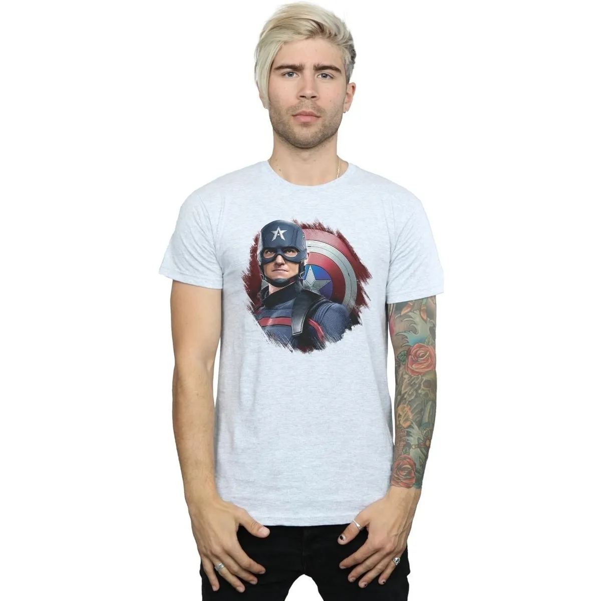The Falcon And The Winter Soldier Captain America Stare