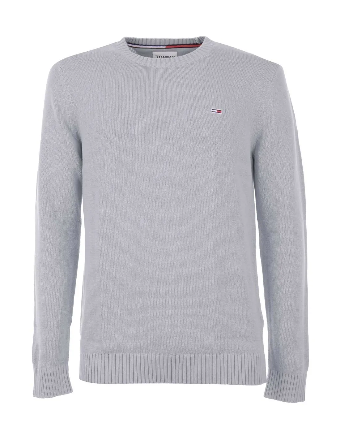TOMMY JEANS  JERSEY GRIS TJM ESSENTIAL CREW DM0DM11856 HOMBRE