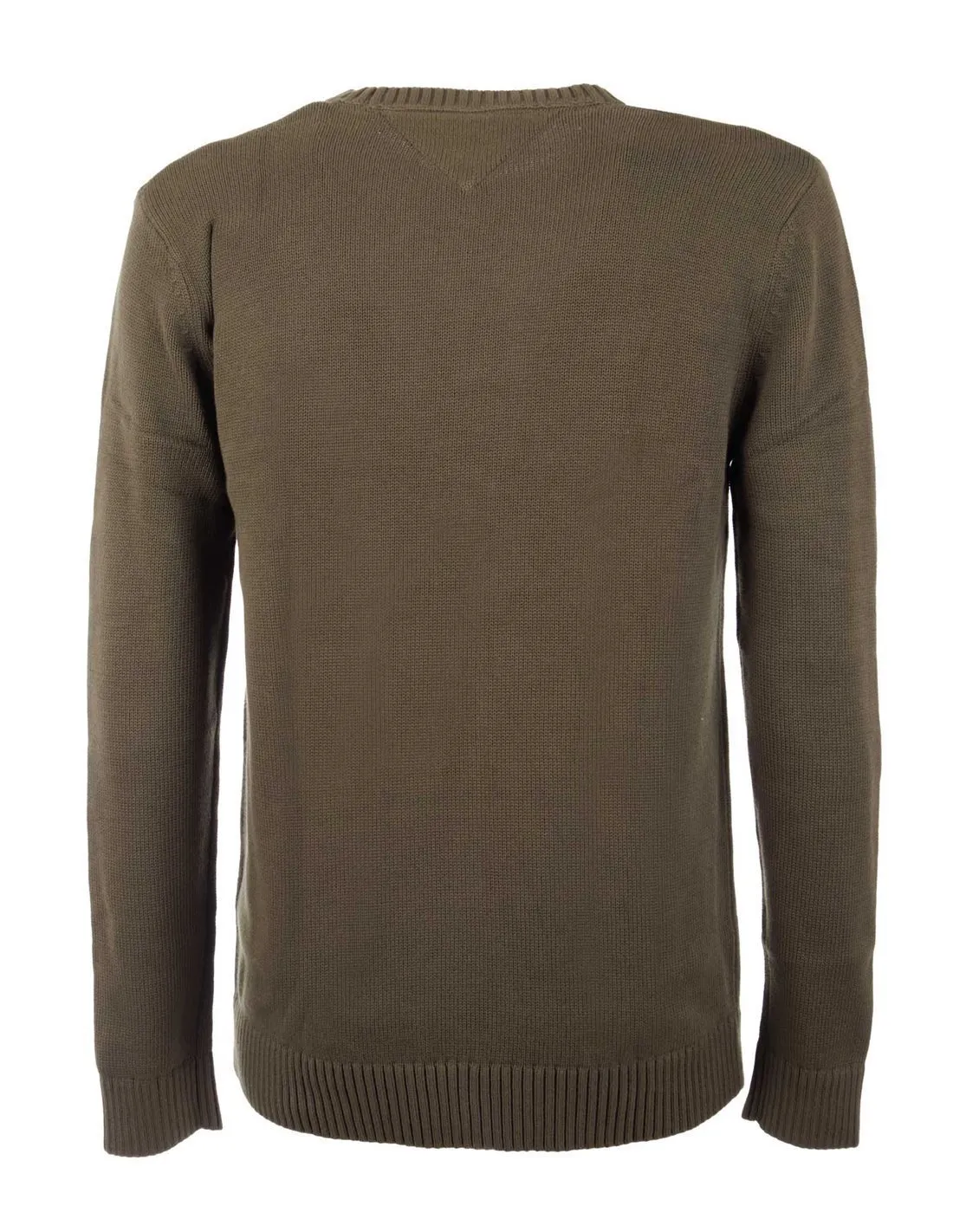 TOMMY JEANS  JERSEY VERDE TJM ESSENTIAL CREW DM0DM11856 HOMBRE