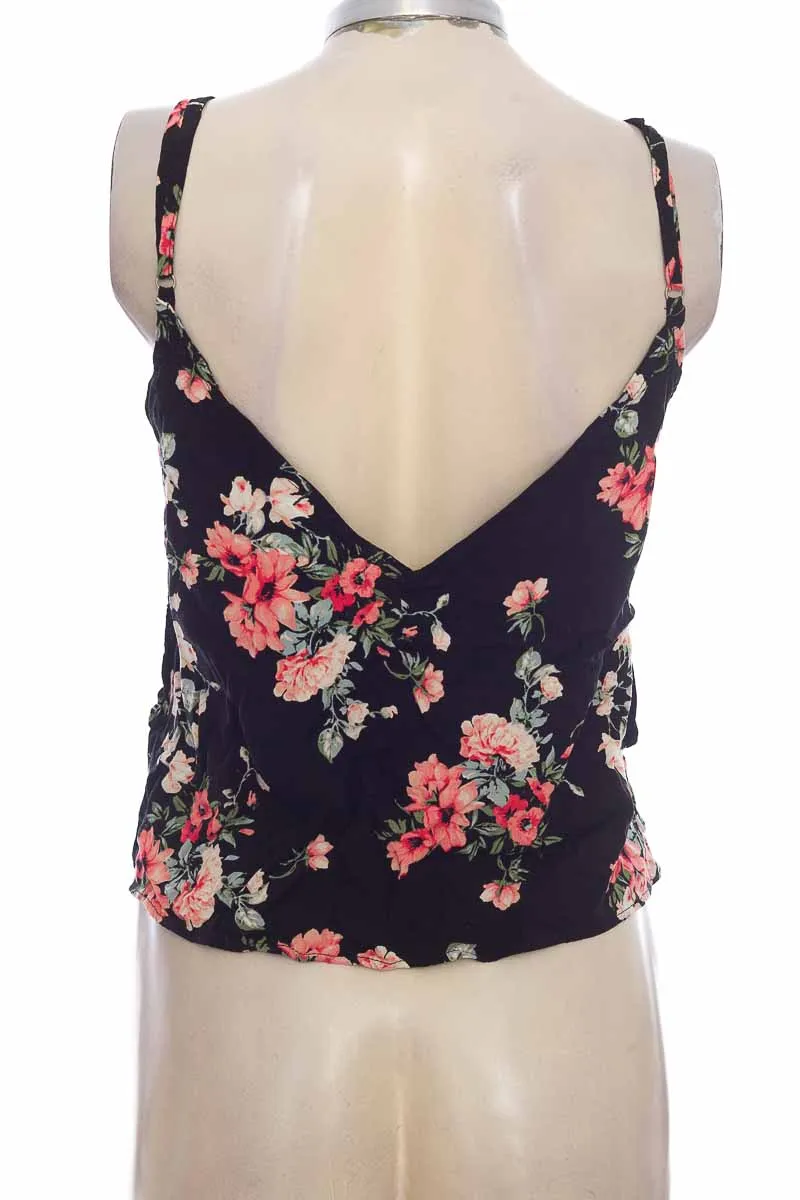 TOP / CAMISETA COLOR NEGRO  COLOR BLUE