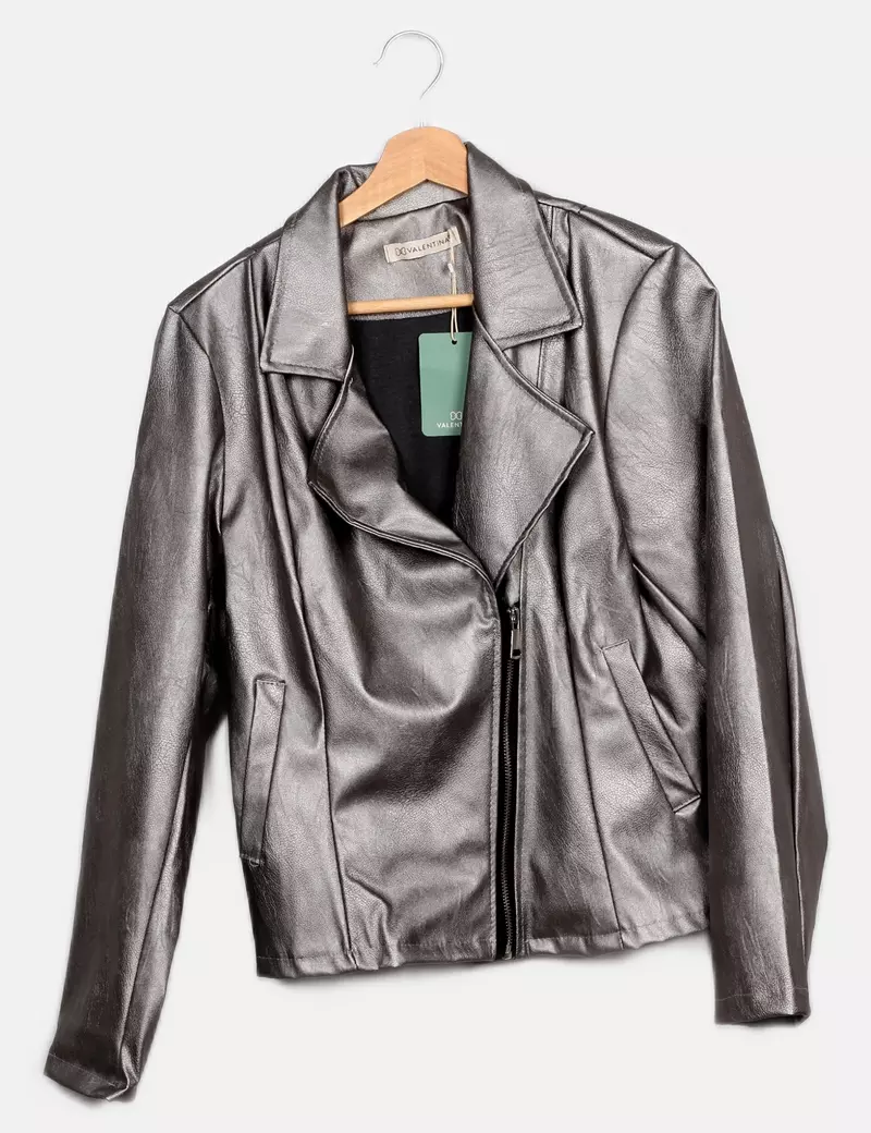 Valentina Chaqueta biker Polipiel
