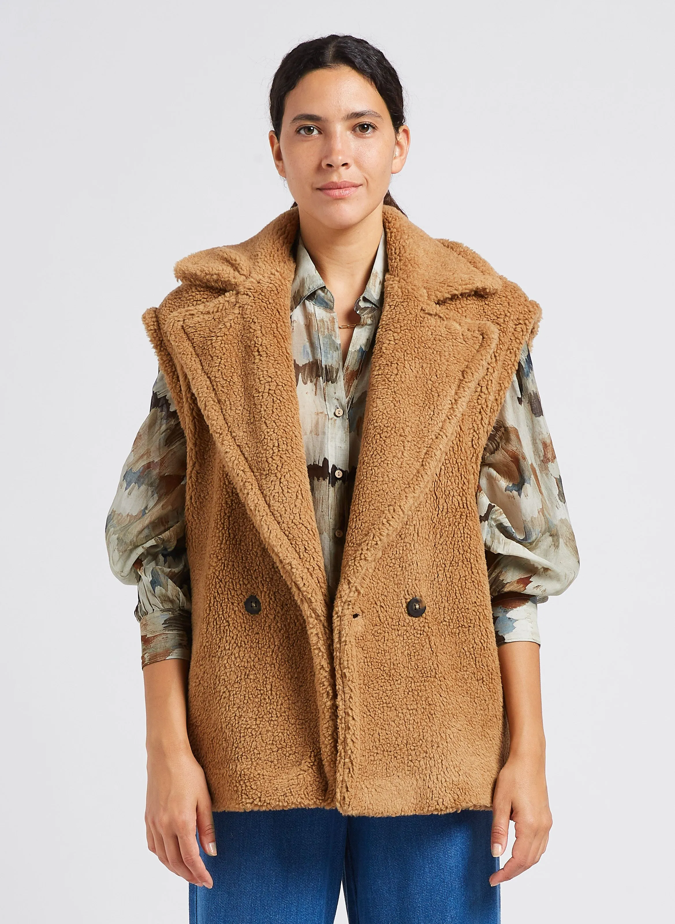 VALITO  CHAQUETA CON CUELLO SASTRE EN BEIGE
