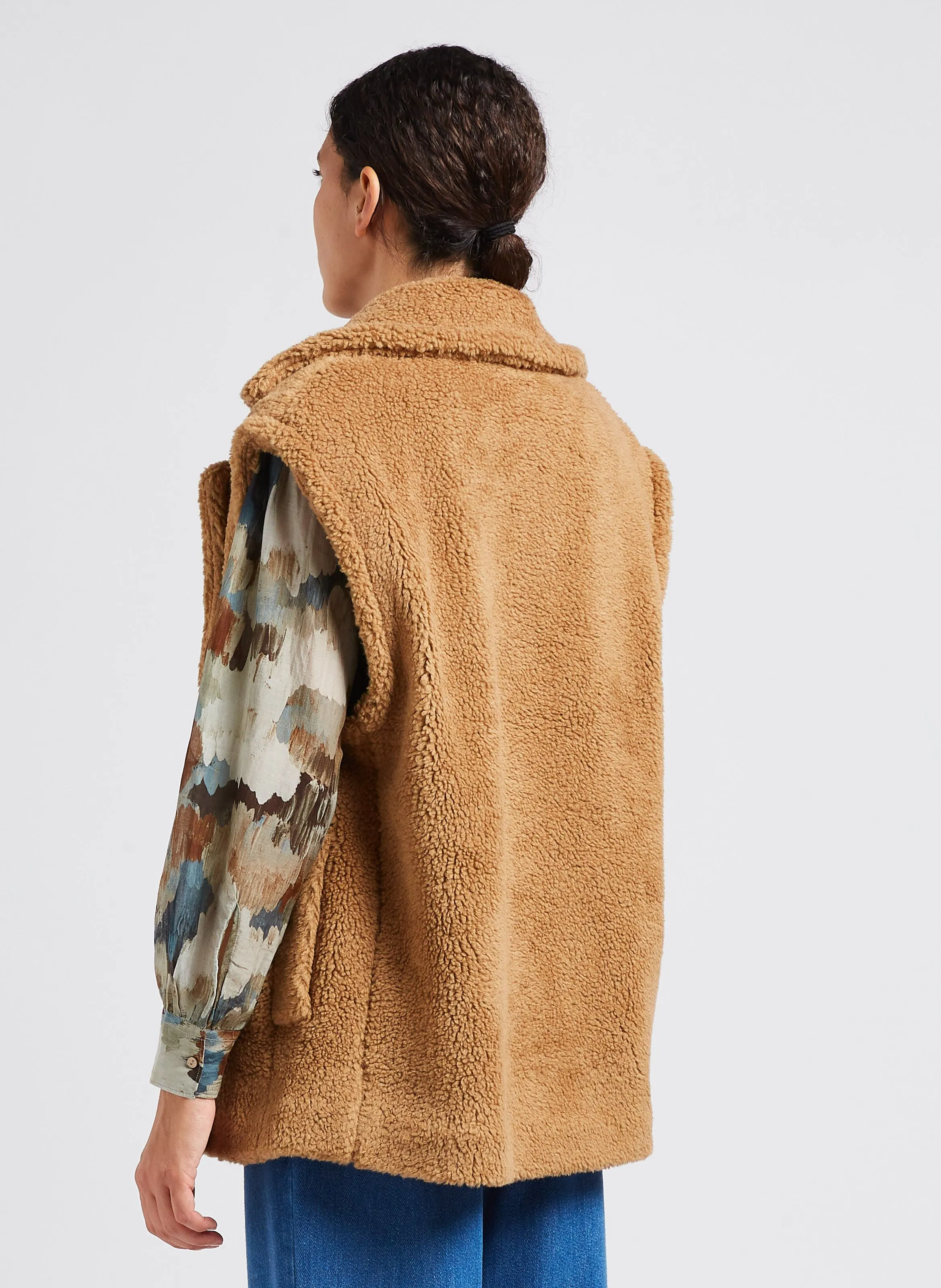 VALITO  CHAQUETA CON CUELLO SASTRE EN BEIGE