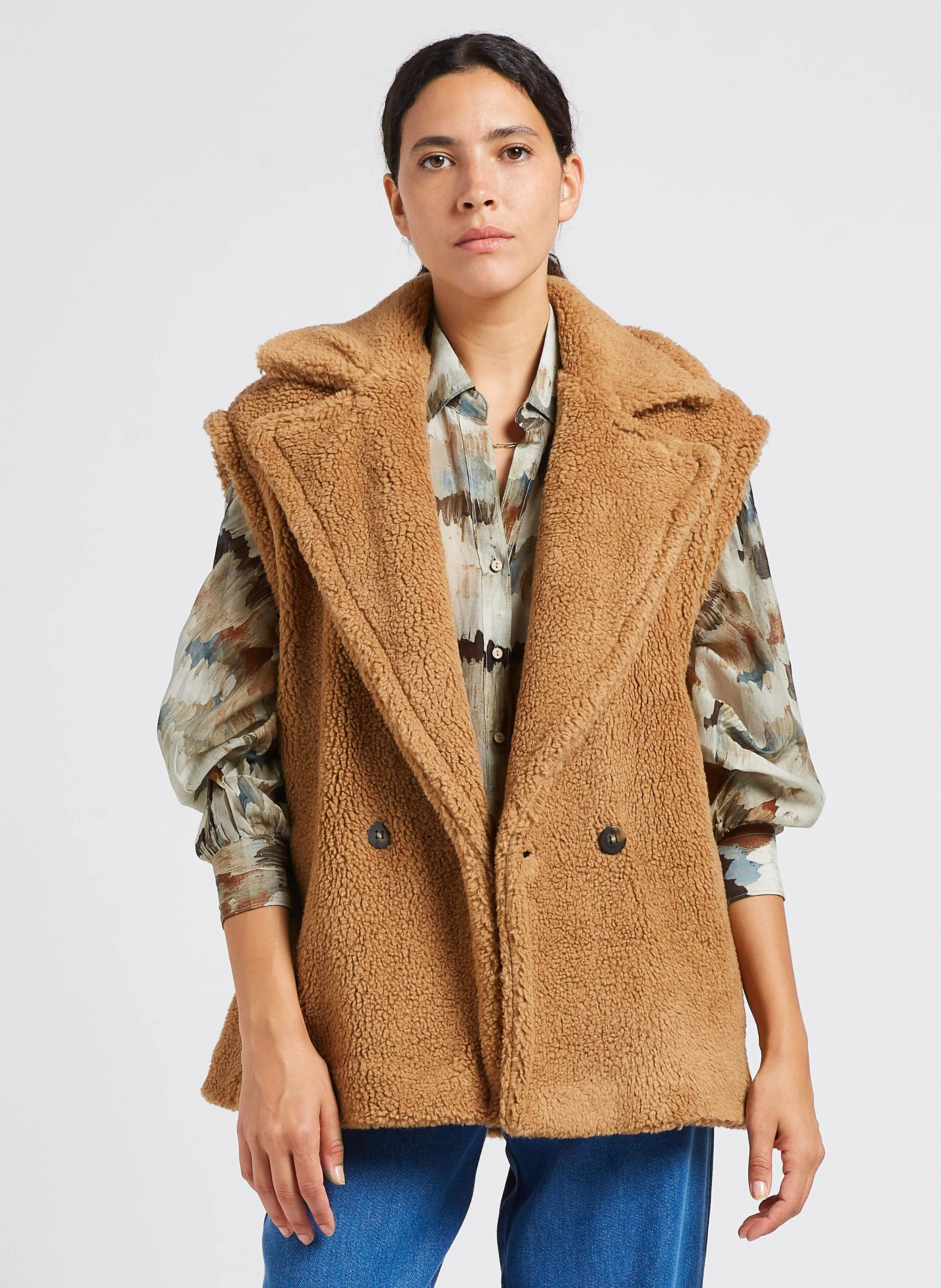 VALITO  CHAQUETA CON CUELLO SASTRE EN BEIGE