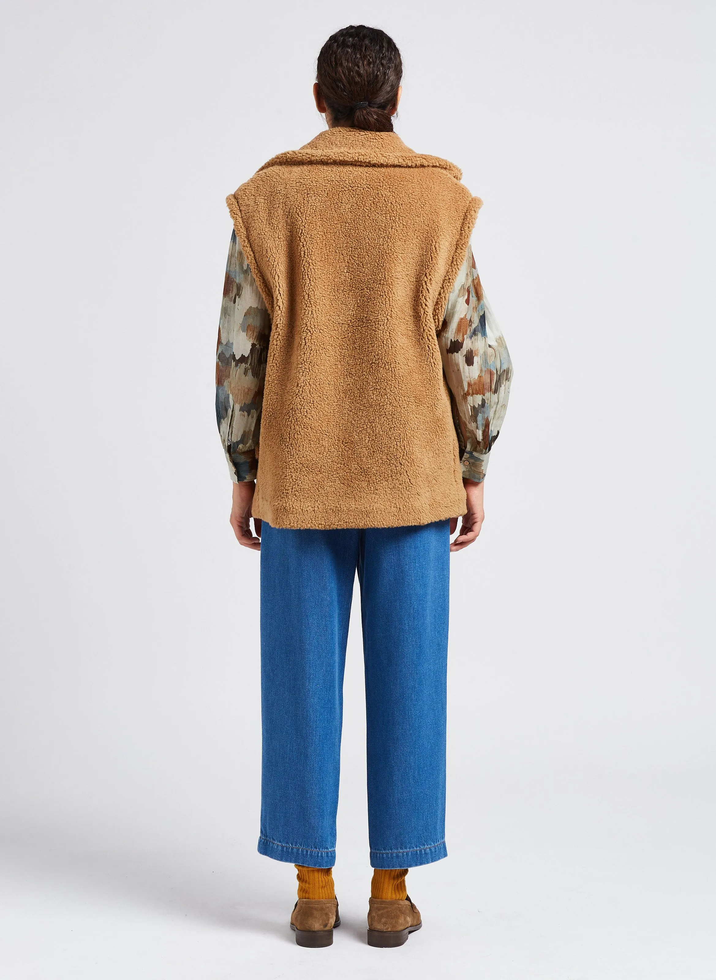 VALITO  CHAQUETA CON CUELLO SASTRE EN BEIGE