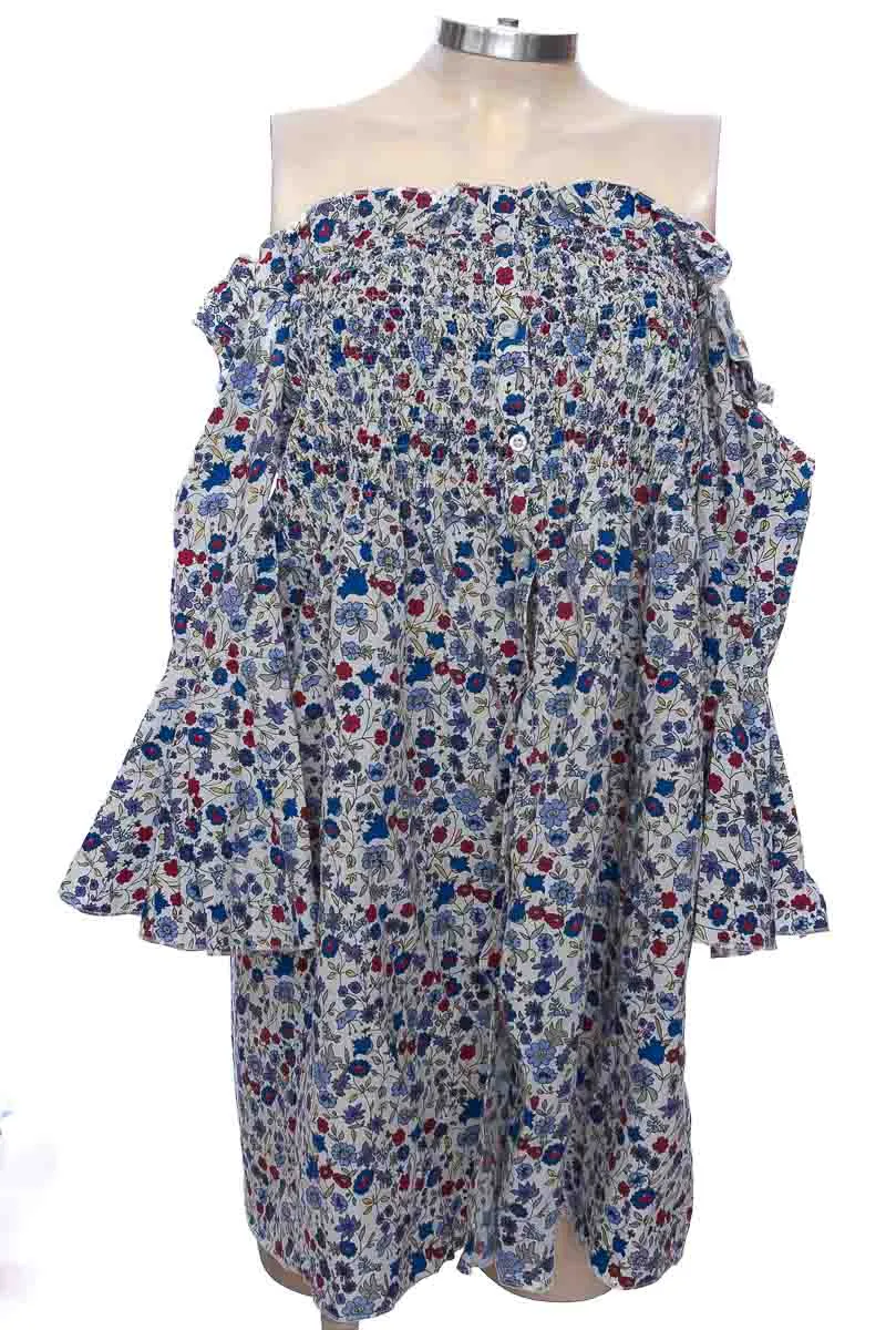 VESTIDO / ENTERIZO COLOR BLANCO  MNG